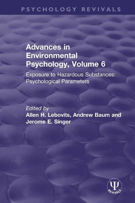 Front cover_Advances in Environmental Psychology, Volume 6
