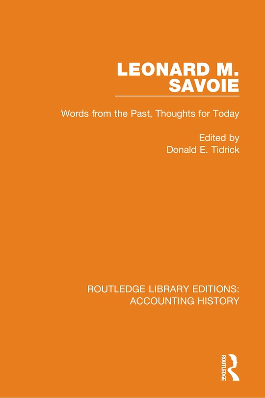 Couverture_Leonard M. Savoie