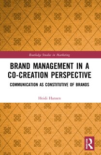 Couverture_Brand Management in a Co-Creation Perspective
