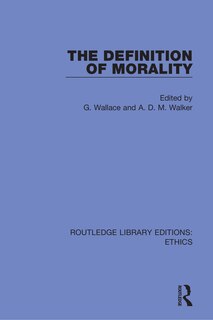 Front cover_The Definition Of Morality