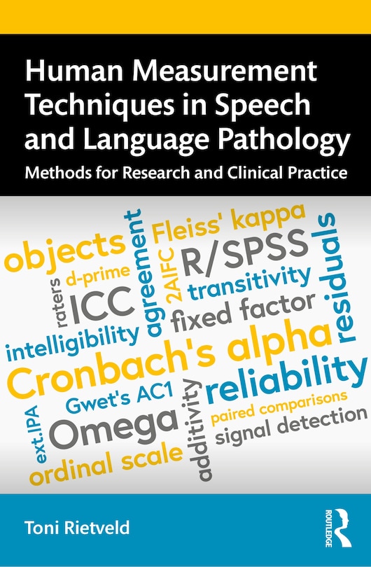 Couverture_Human Measurement Techniques In Speech And Language Pathology