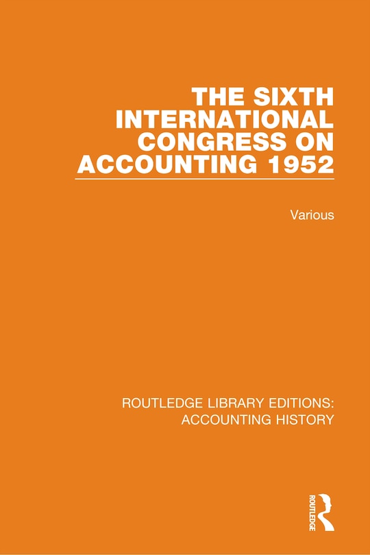 Couverture_The Sixth International Congress on Accounting 1952