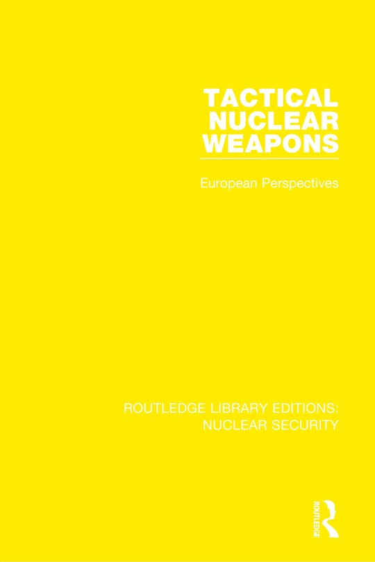 Front cover_Tactical Nuclear Weapons