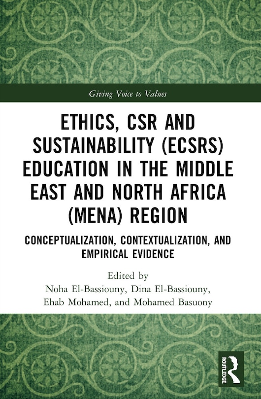 Front cover_Ethics, CSR and Sustainability (ECSRS) Education in the Middle East and North Africa (MENA) Region