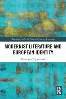 Front cover_Modernist Literature and European Identity