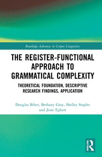 Front cover_The Register-functional Approach To Grammatical Complexity