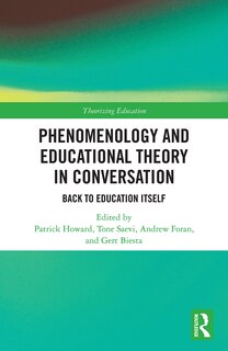 Front cover_Phenomenology and Educational Theory in Conversation