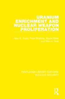 Front cover_Uranium Enrichment and Nuclear Weapon Proliferation