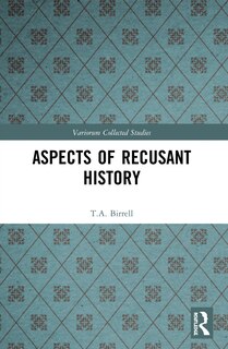 Front cover_Aspects of Recusant History