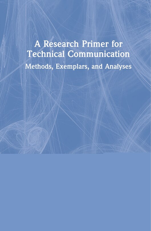 Couverture_A Research Primer For Technical Communication