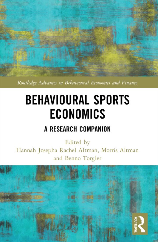 Front cover_Behavioural Sports Economics
