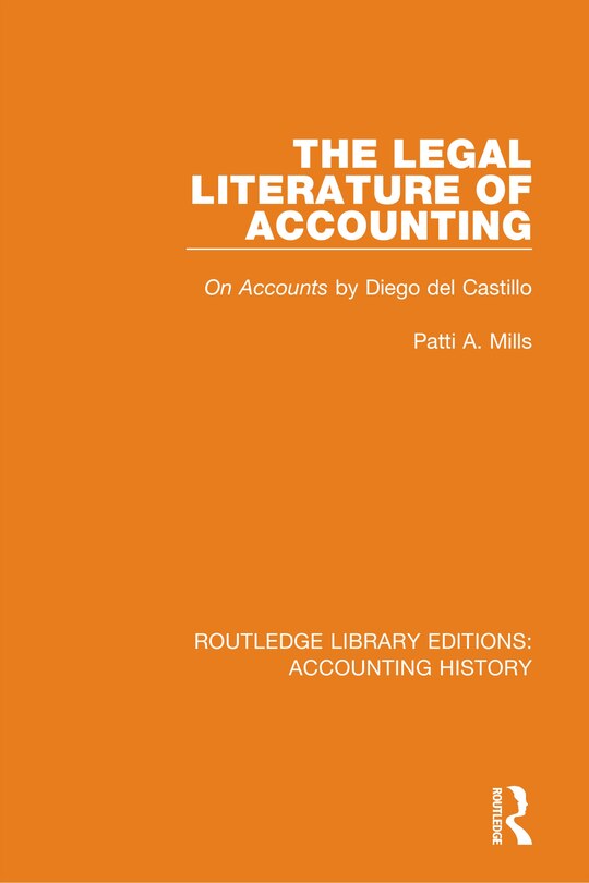 Front cover_The Legal Literature of Accounting