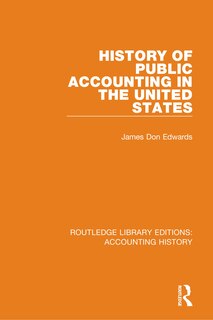 Front cover_History of Public Accounting in the United States