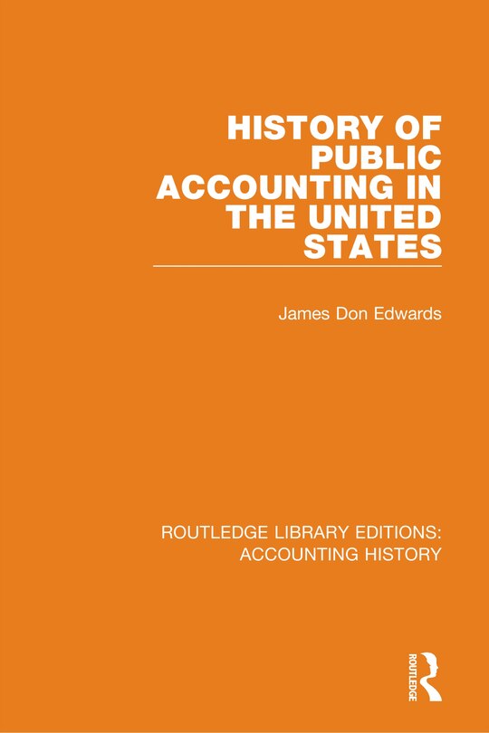 Front cover_History of Public Accounting in the United States