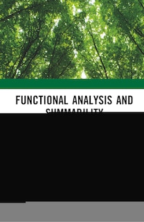 Couverture_Functional Analysis And Summability