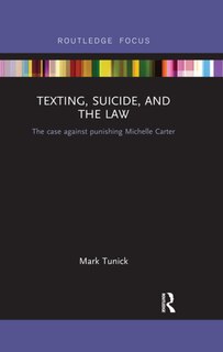 Front cover_Texting, Suicide, And The Law
