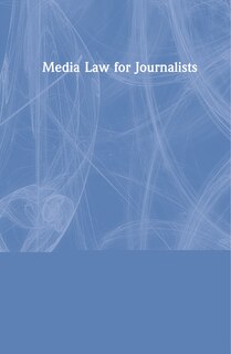 Front cover_Media Law For Journalists