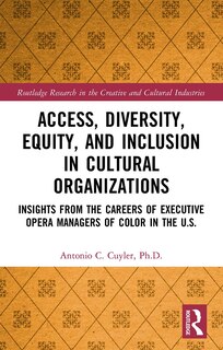 Front cover_Access, Diversity, Equity and Inclusion in Cultural Organizations