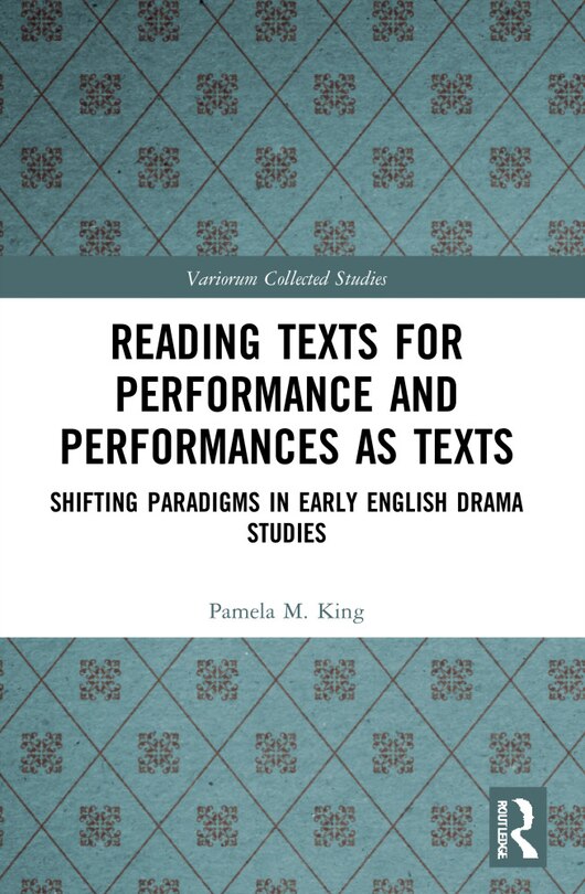 Couverture_Reading Texts for Performance and Performances as Texts