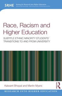 Front cover_Race, Racism, and Higher Education