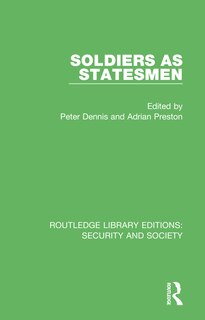 Front cover_Soldiers as Statesmen