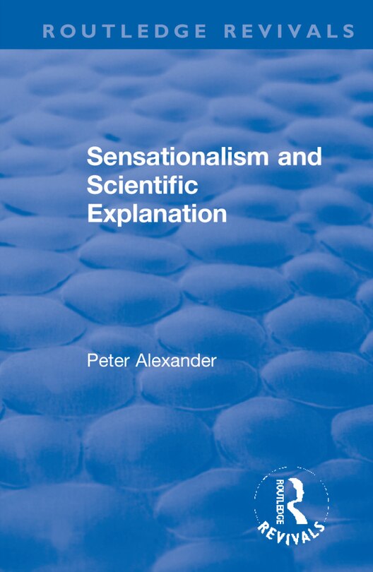 Couverture_Sensationalism and Scientific Explanation