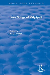 Couverture_Love Songs of VidyApati