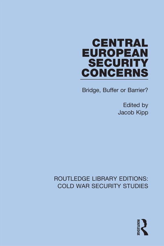 Front cover_Central European Security Concerns