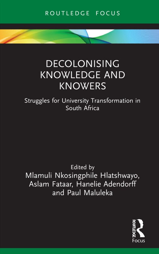Couverture_Decolonising Knowledge And Knowers