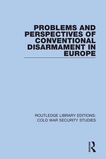 Front cover_Problems And Perspectives Of Conventional Disarmament In Europe