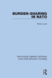 Front cover_Burden-sharing In Nato