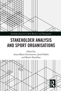 Front cover_Stakeholder Analysis And Sport Organisations