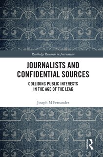 Couverture_Journalists and Confidential Sources