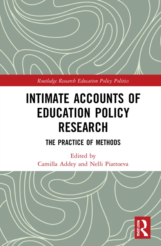 Couverture_Intimate Accounts of Education Policy Research