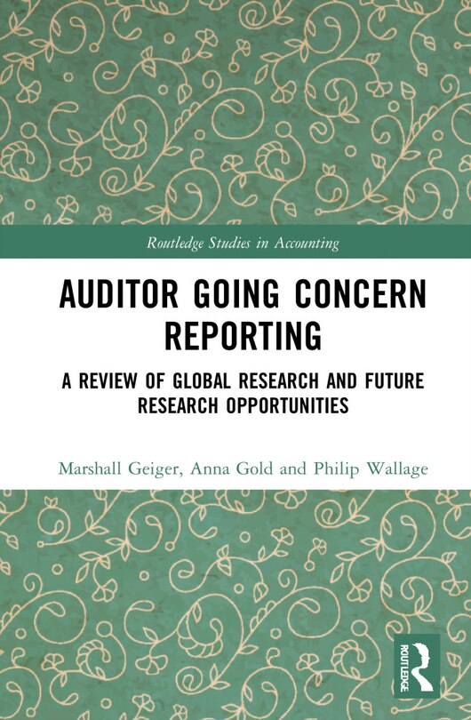 Front cover_Auditor Going Concern Reporting