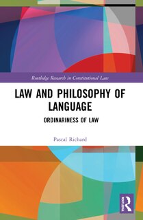 Front cover_Law and Philosophy of Language