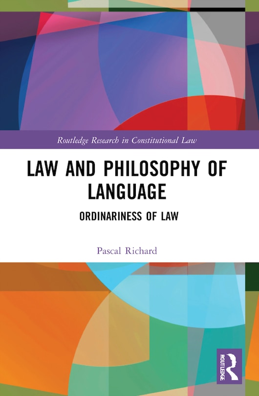 Front cover_Law and Philosophy of Language