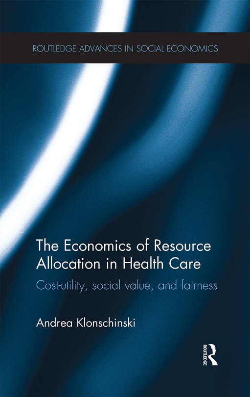 Front cover_Economics of Resource Allocation in Health Care
