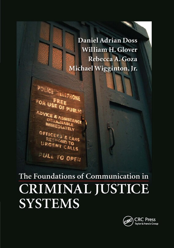 Front cover_The Foundations Of Communication In Criminal Justice Systems