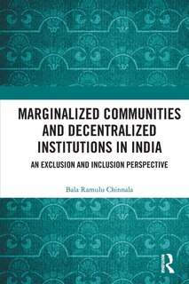 Couverture_Marginalized Communities and Decentralized Institutions in India