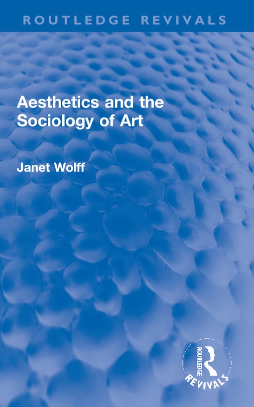 Couverture_Aesthetics And The Sociology Of Art
