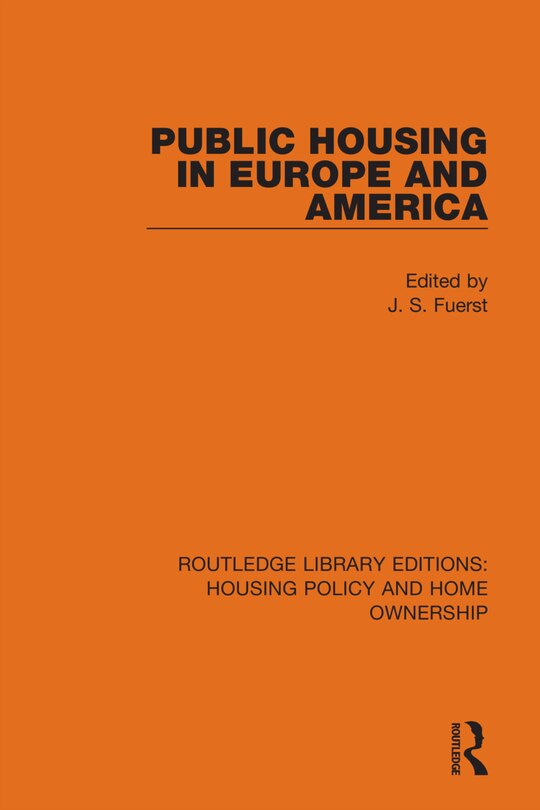 Front cover_Public Housing In Europe And America