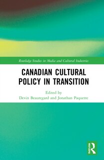 Front cover_Canadian Cultural Policy in Transition