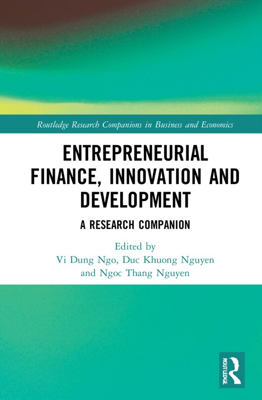 Front cover_Entrepreneurial Finance, Innovation And Development
