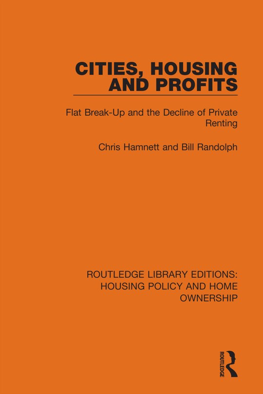 Couverture_Cities, Housing And Profits