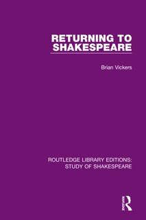 Front cover_Returning to Shakespeare