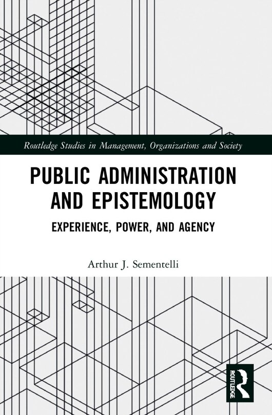 Couverture_Public Administration and Epistemology