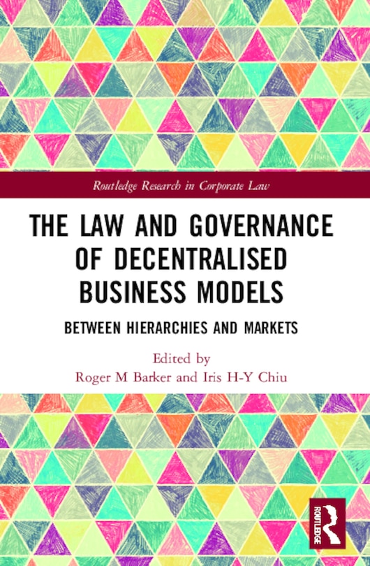 Couverture_The Law and Governance of Decentralised Business Models