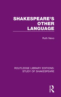 Front cover_Shakespeare's Other Language