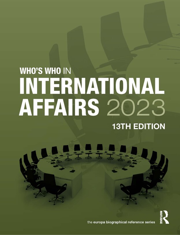 Front cover_Who's Who in International Affairs 2023